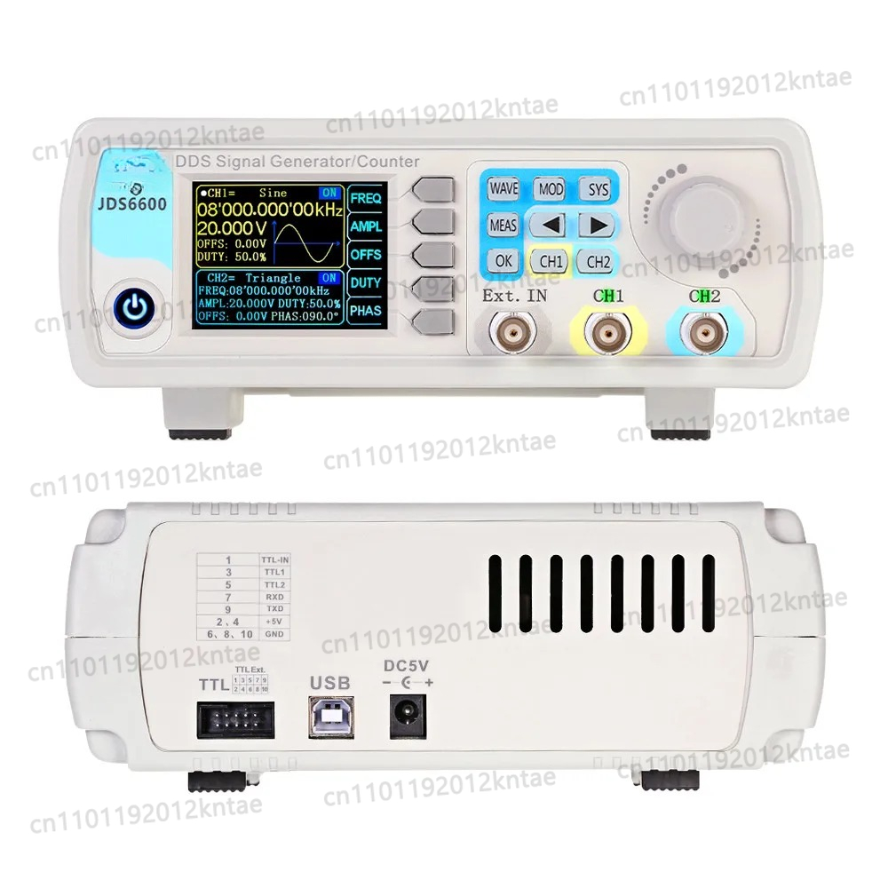 Dual Channel Arbitrary Waveform Function Generator 60Mhz - JDS6600 15/30/40/50/60MHz DDS Function Signal Generator