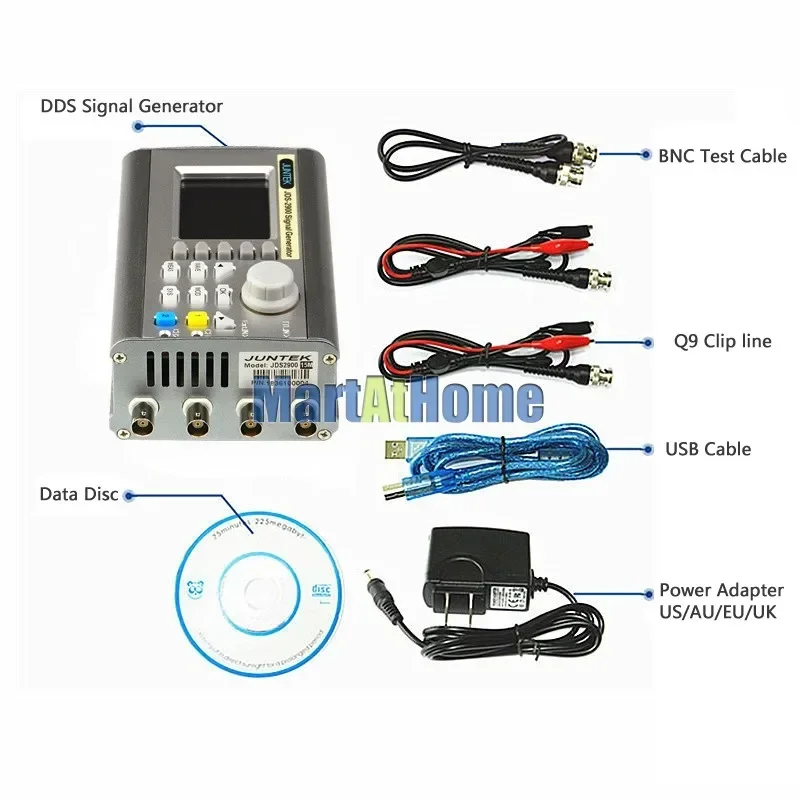 Digital Dual-channel DDS Signa - đánh giá và giá Dual Channel Arbitrary Waveform Function Generator 60Mhz