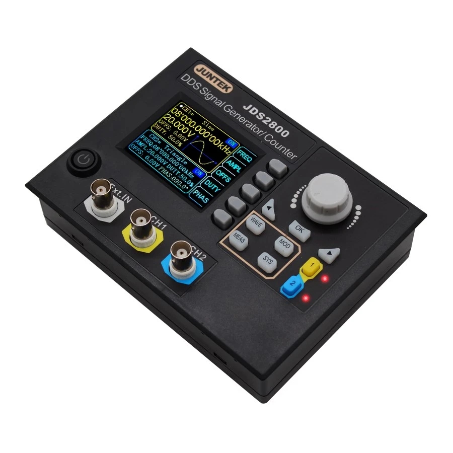 JDS2800-15M 60MHz DDS Function - đánh giá và giá Dual Channel Arbitrary Waveform Function Generator 60Mhz