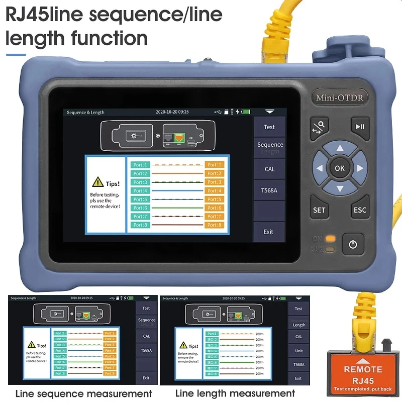 Novker 12-in-1 Mini OTDR NK400 - đánh giá và giá Optical Time Domain Reflectometer Otdr 1310 1550Nm